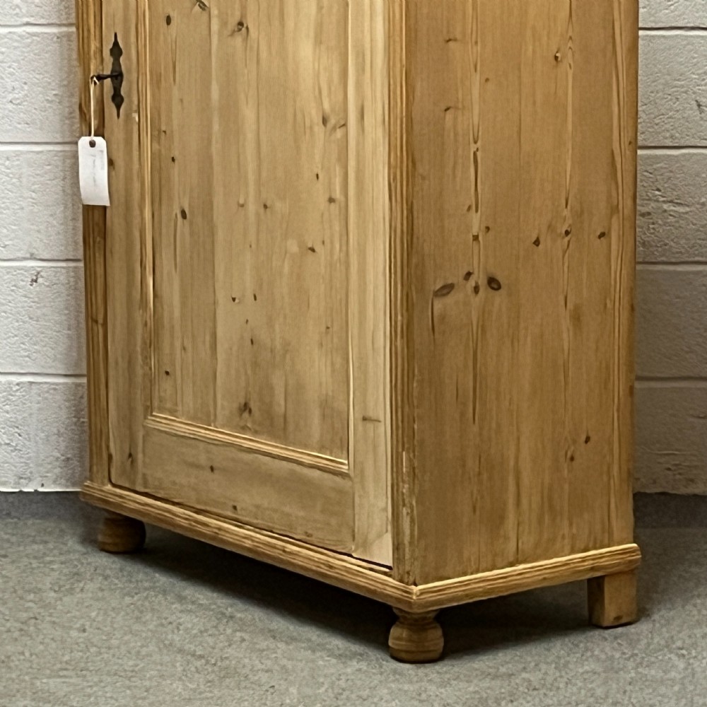 Large Old Pine Single Door Cupboard View IV