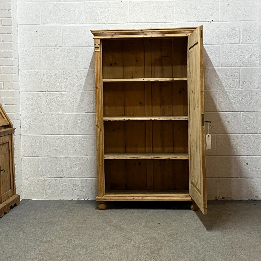 Large Old Pine Single Door Cupboard View VII