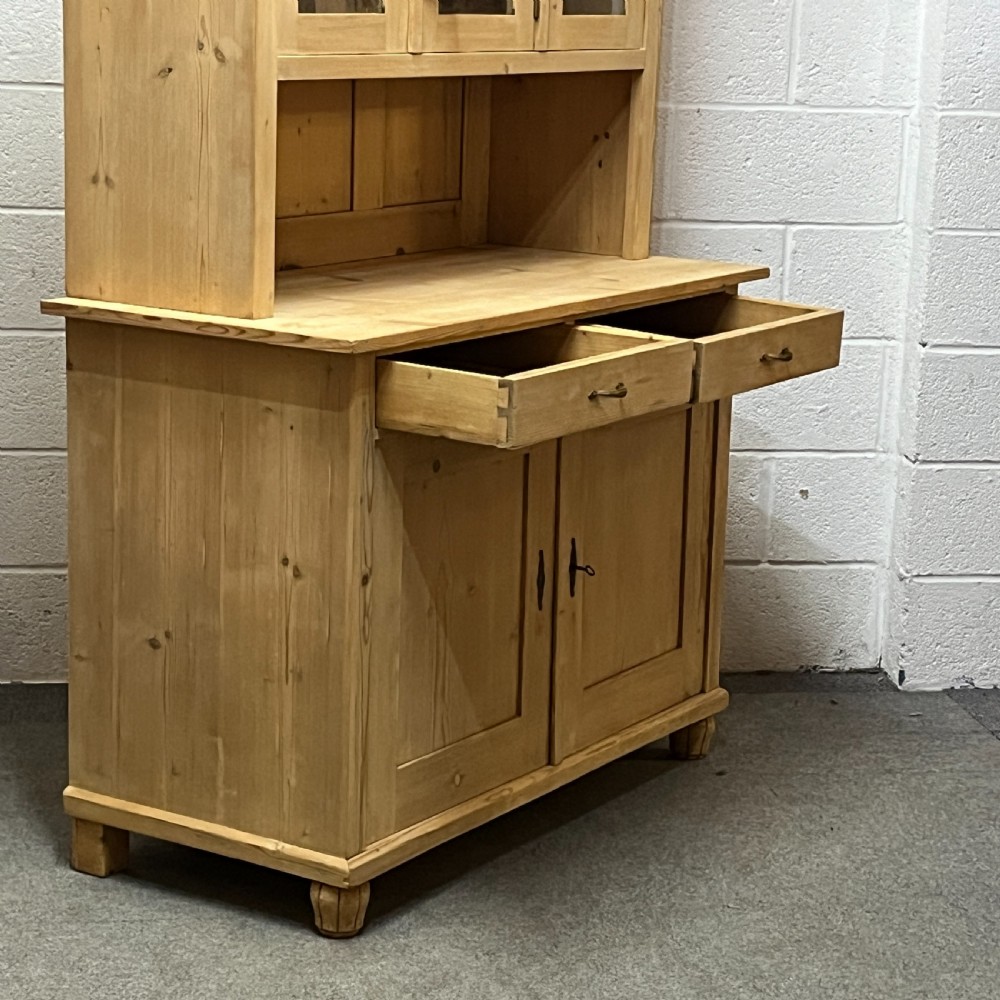 Glazed  German Pine Dresser View V