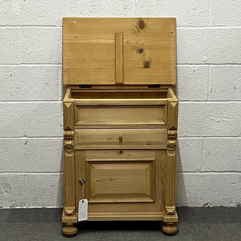 Small Antique Pine Washstand Cupboard View IV