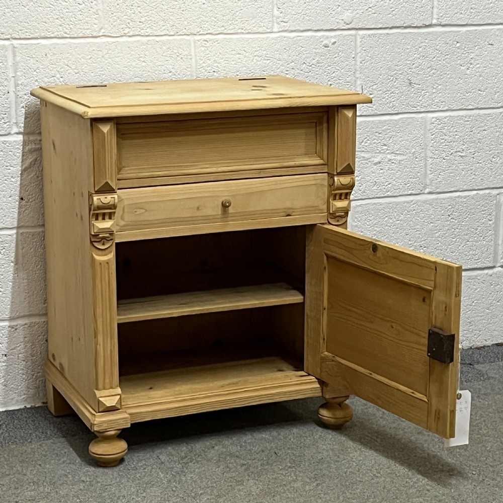 Small Antique Pine Washstand Cupboard View V