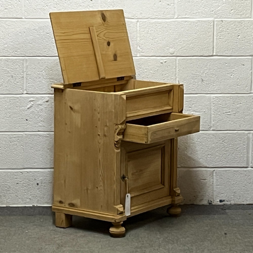 Small Antique Pine Washstand Cupboard View VI