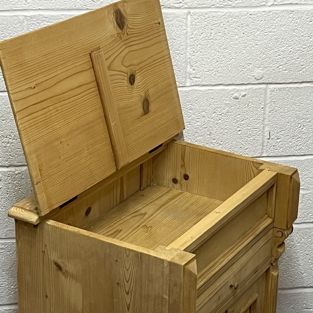 Small Antique Pine Washstand Cupboard View VII