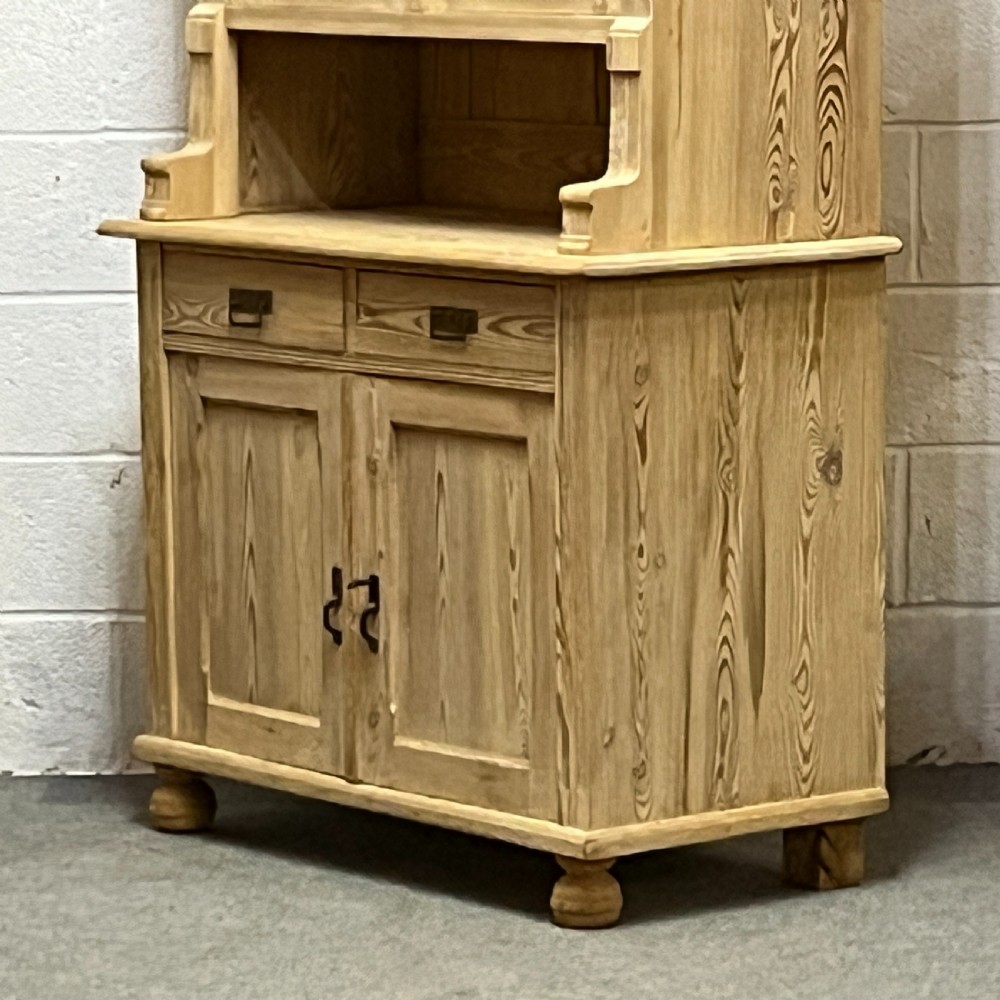 East German 1920’s Pine Dresser View V