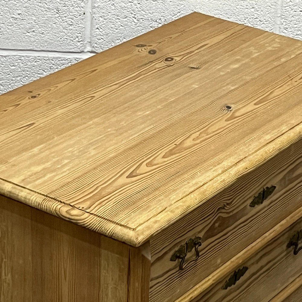 East German Antique Pine Chest Of Drawers View V