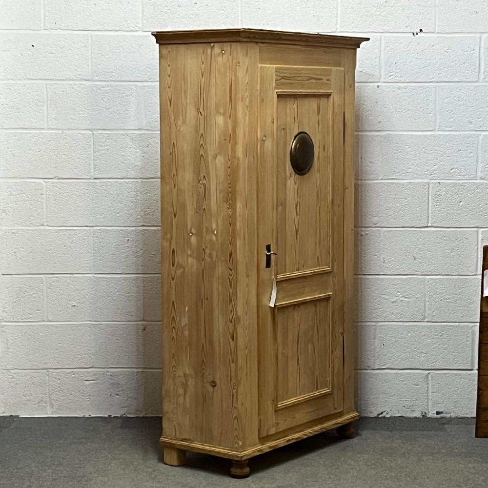 Large Antique Pine Single Door Larder Cupboard View III