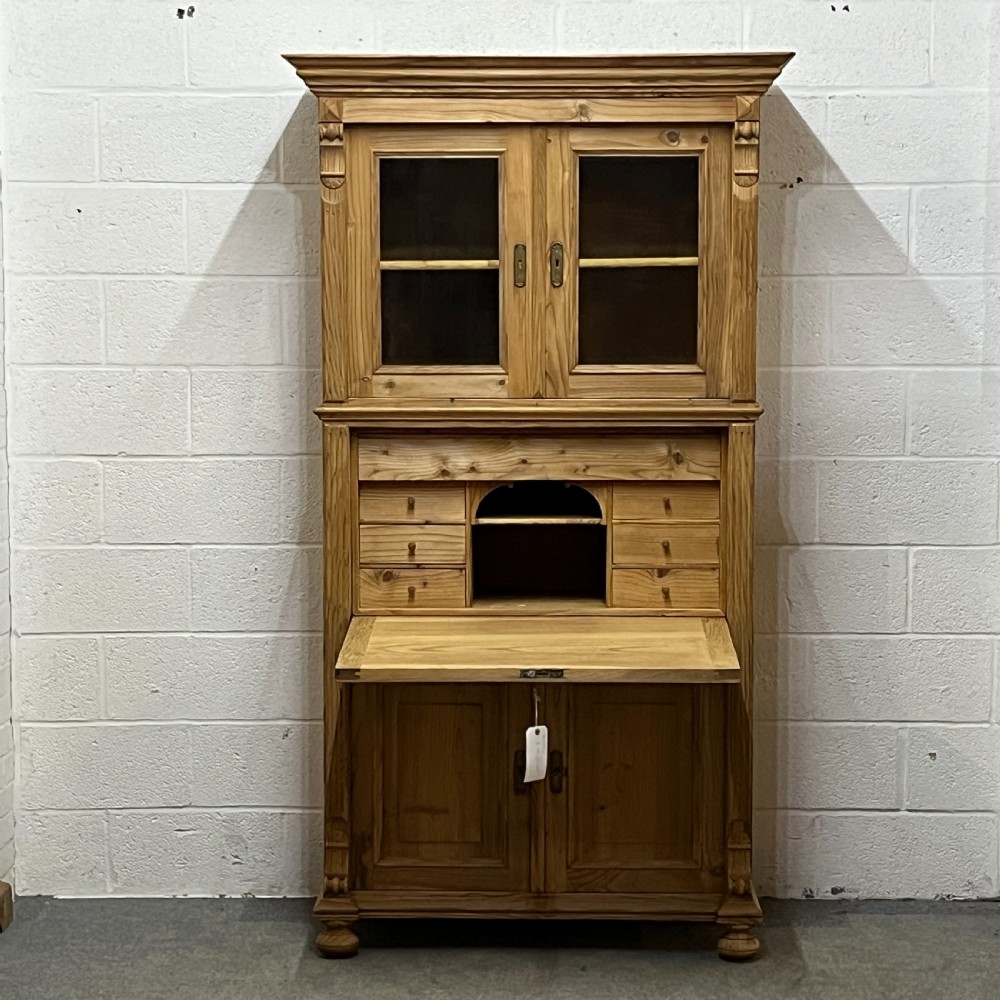 Very Large Old Pine Secretaire View II