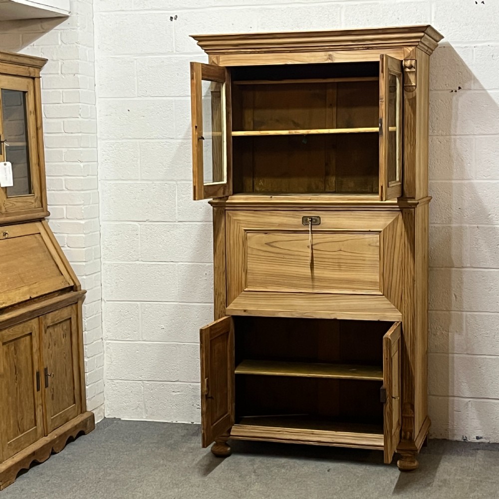 Very Large Old Pine Secretaire View XIII