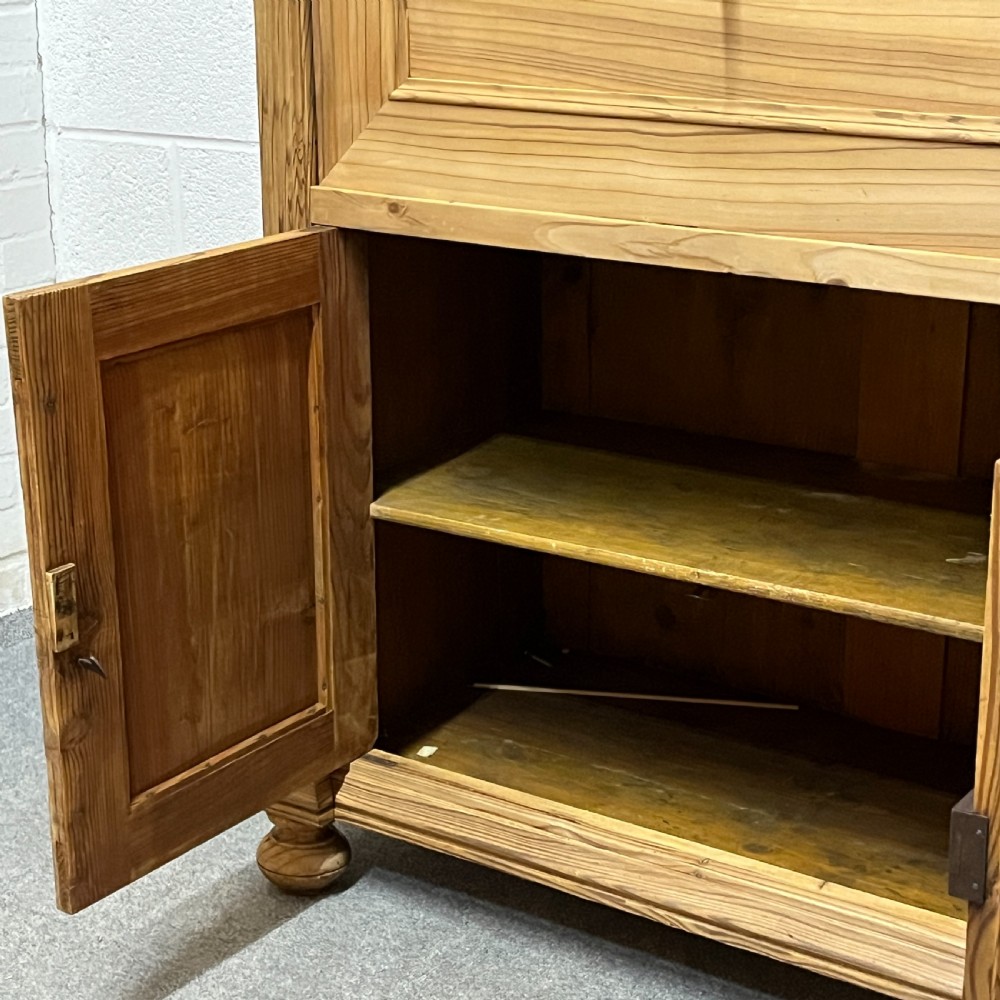 Very Large Old Pine Secretaire View XIV