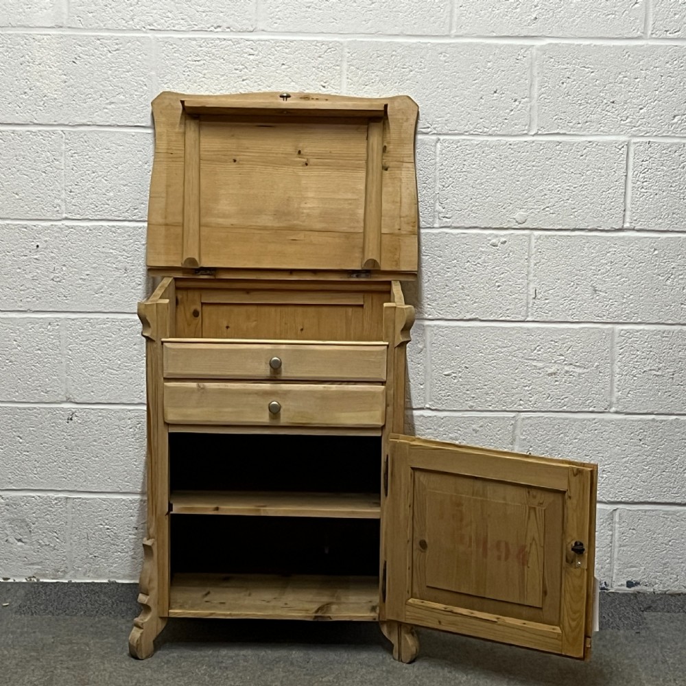 Small Antique Pine Washstand Cupboard View II