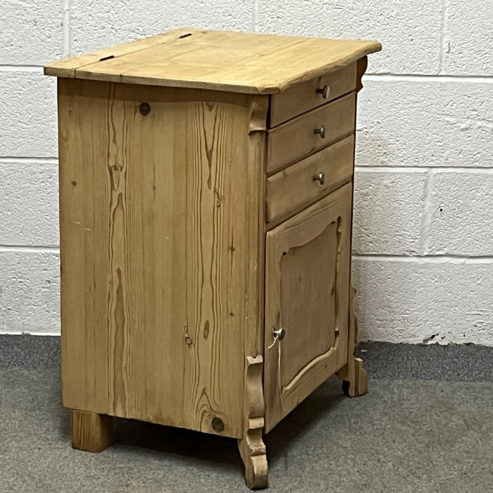 Small Antique Pine Washstand Cupboard View III