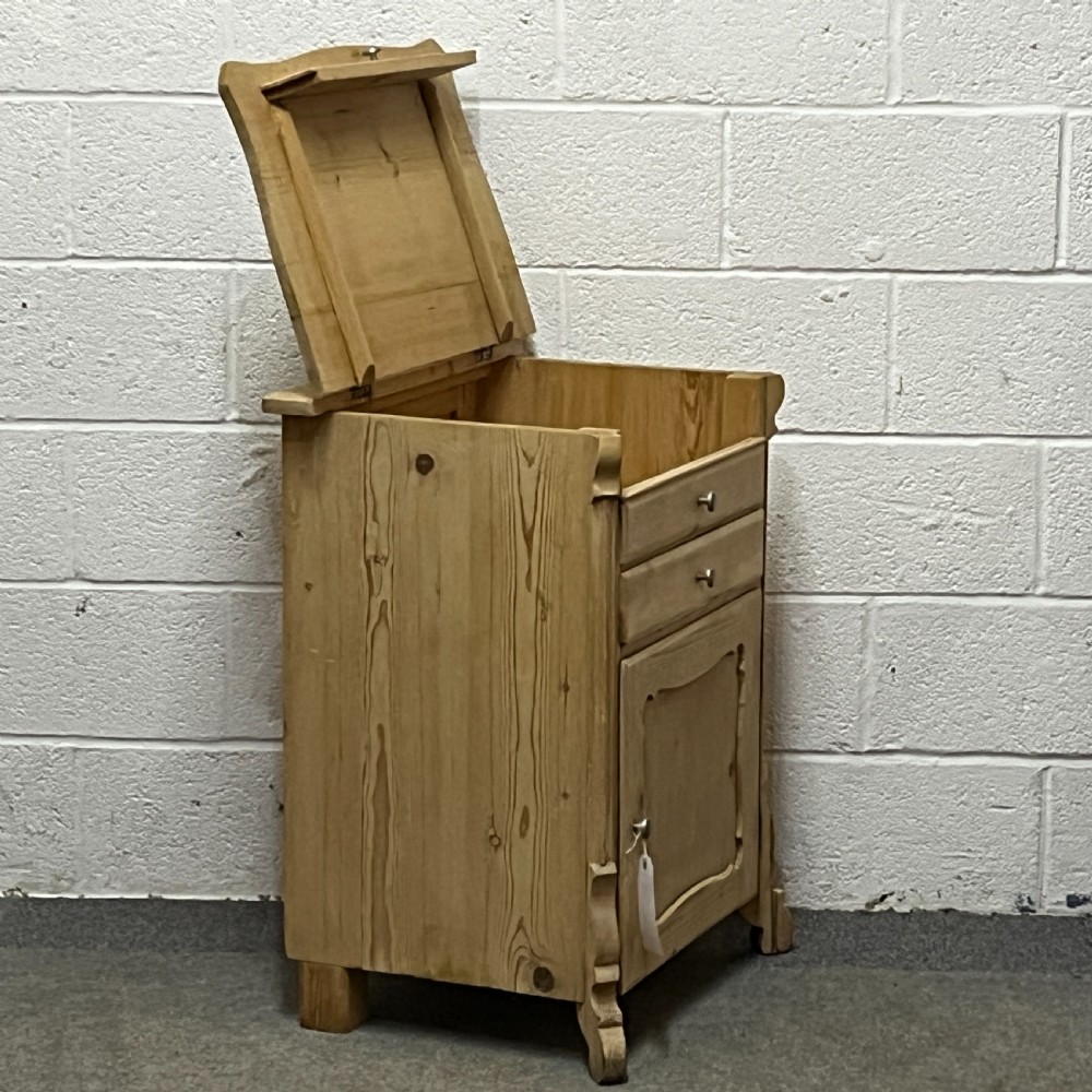 Small Antique Pine Washstand Cupboard View IV