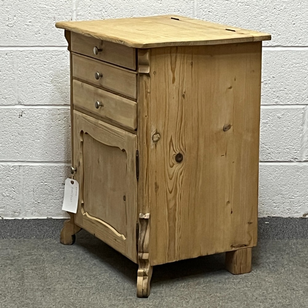 Small Antique Pine Washstand Cupboard View V
