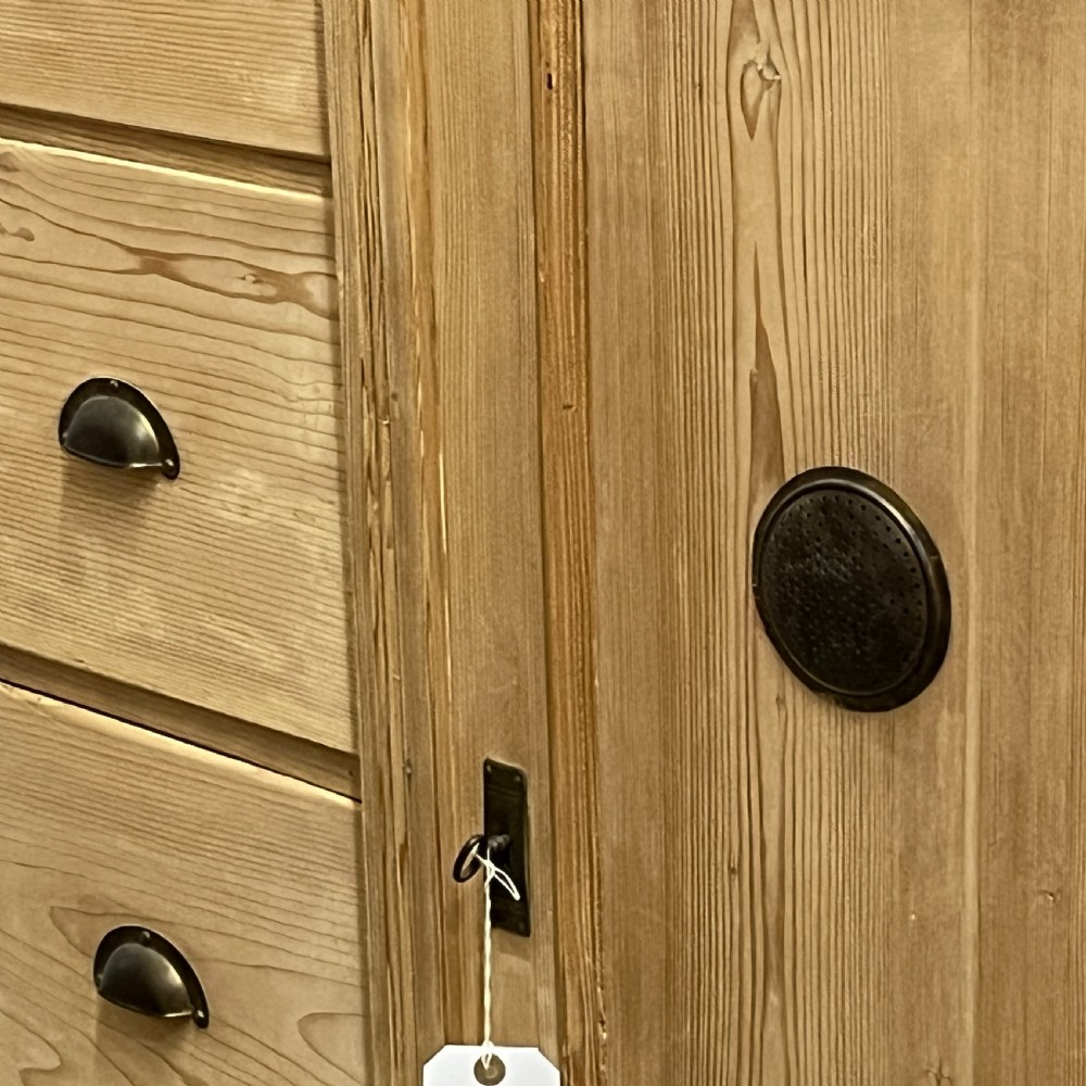 Antique Pine Larder Cupboard With Drawers  View VII