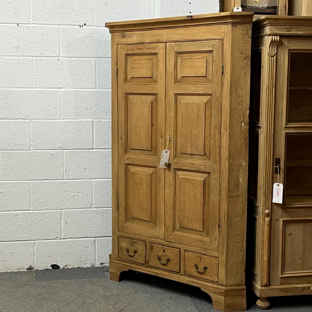 Large Georgian Pine Corner Cupboard View II