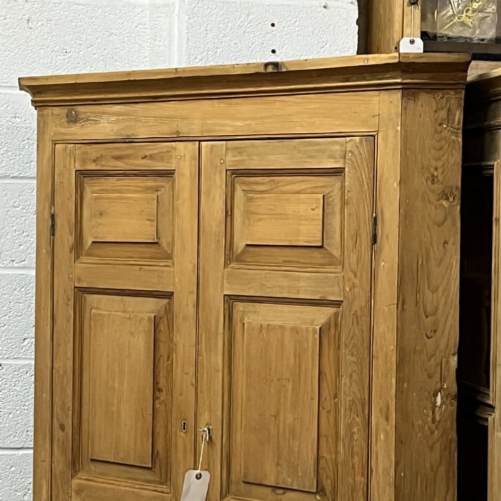 Large Georgian Pine Corner Cupboard View III