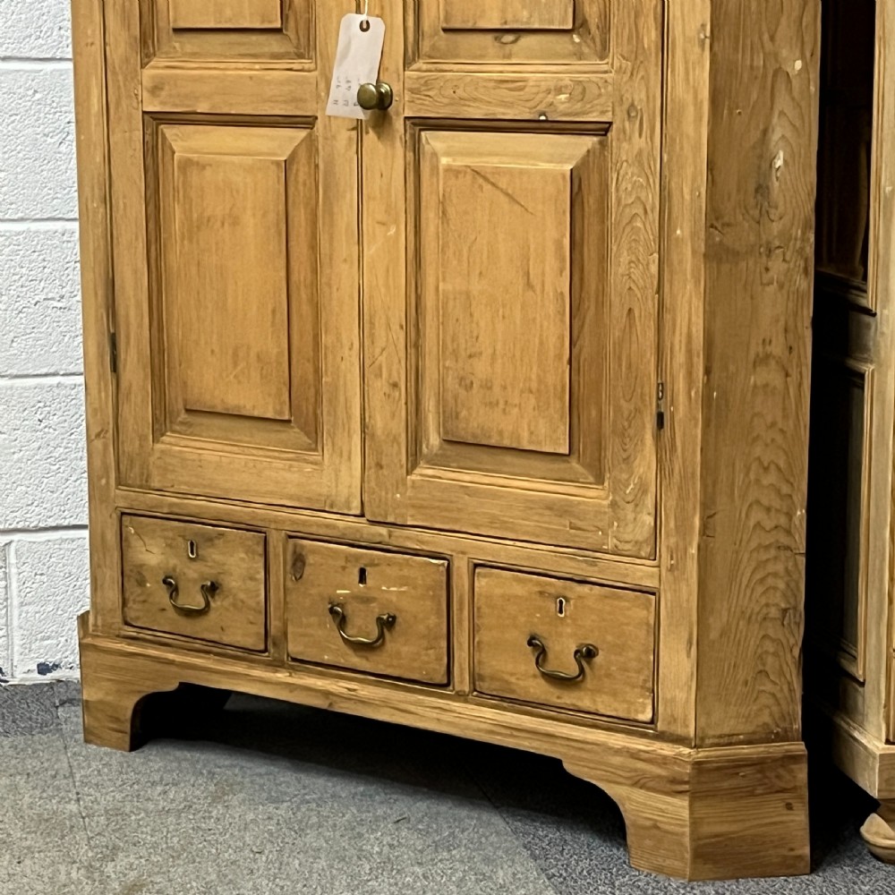 Large Georgian Pine Corner Cupboard View IV