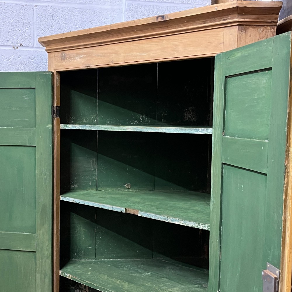 Large Georgian Pine Corner Cupboard View IX
