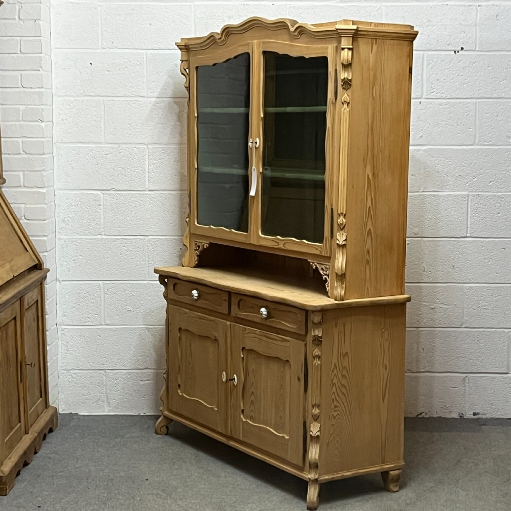 Beautiful Glazed Antique Pine Dresser View II