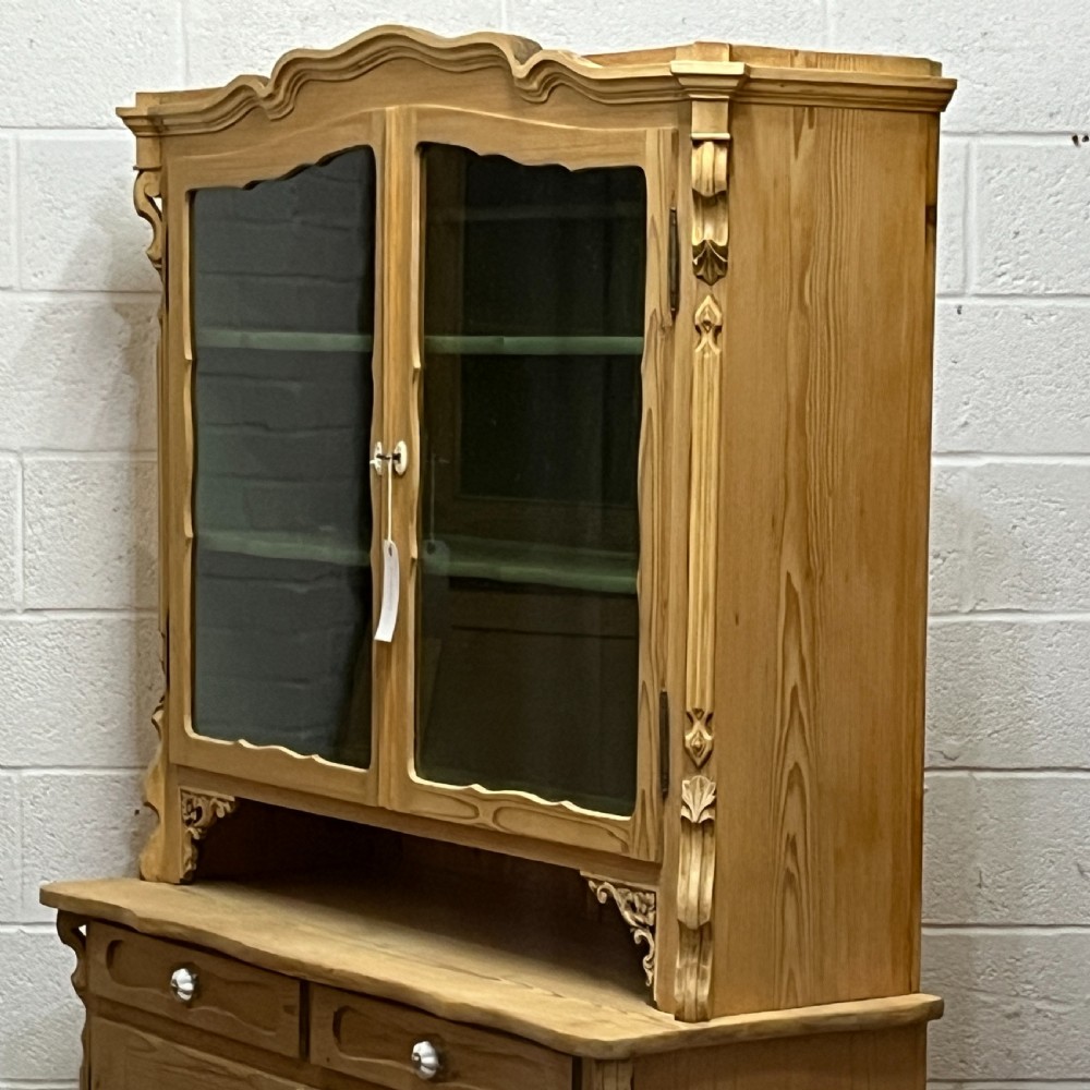 Beautiful Glazed Antique Pine Dresser View IV