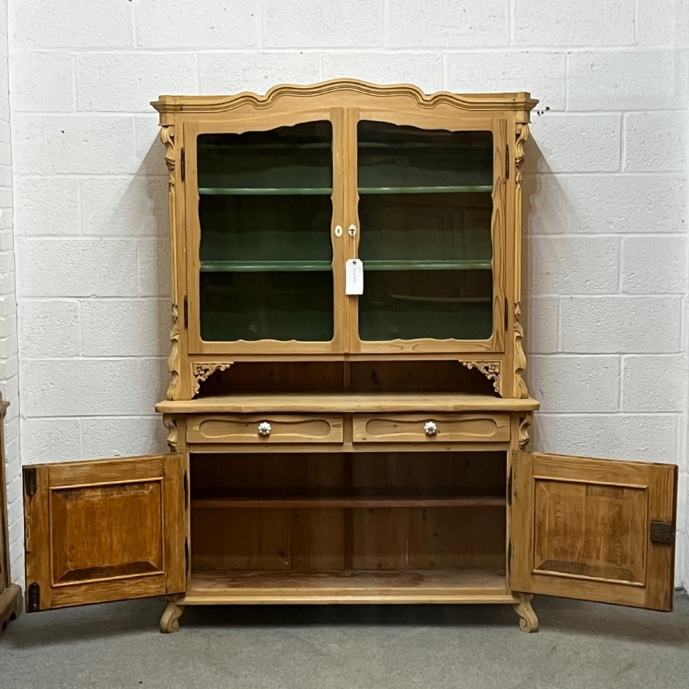 Beautiful Glazed Antique Pine Dresser View IX