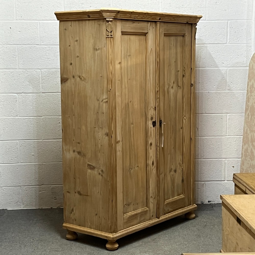 Small Old Pine Wardrobe View II