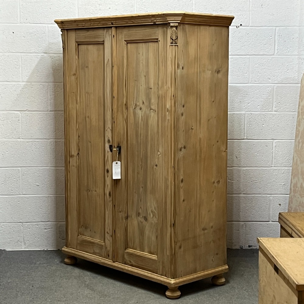 Small Old Pine Wardrobe View III