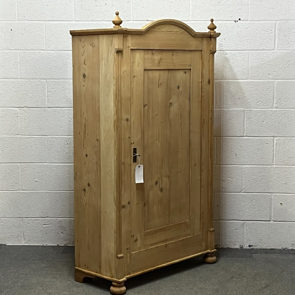 Large Arched Top Pine Shelved Cupboard View III