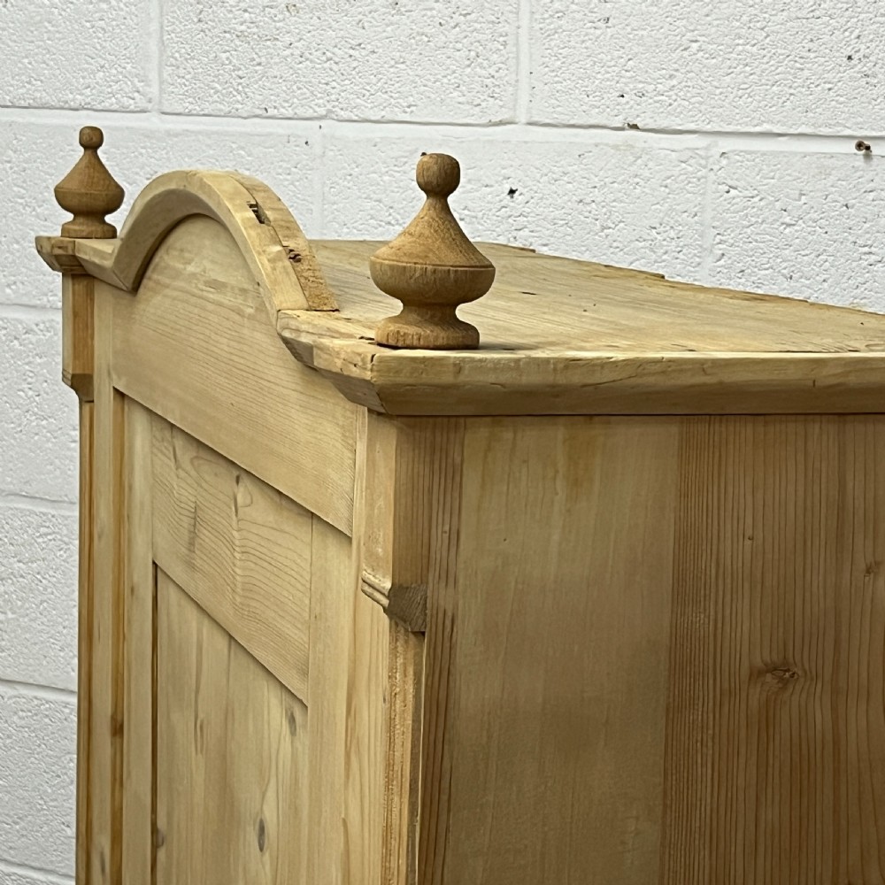 Large Arched Top Pine Shelved Cupboard View VIII