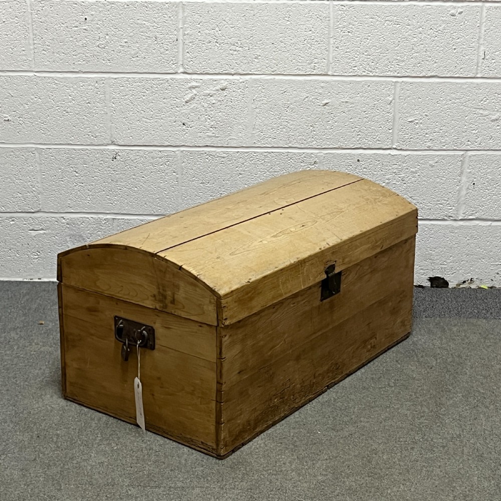 Old English Dome Top Chest View II