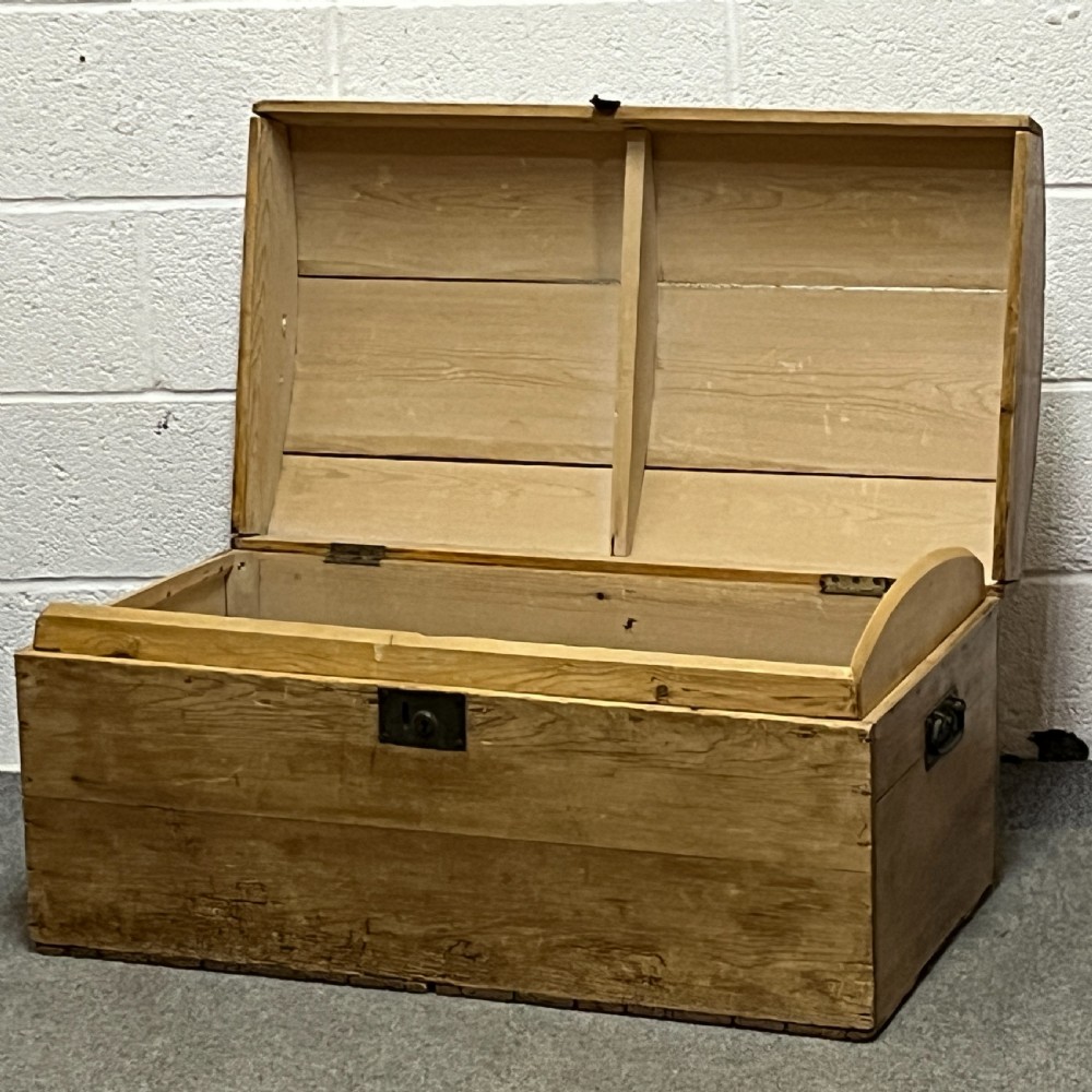 Old English Dome Top Chest View VI