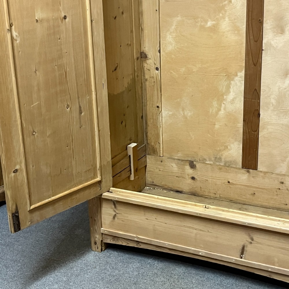 Small Double 1930’s Continental Pine Wardrobe (Dismantles) View VII