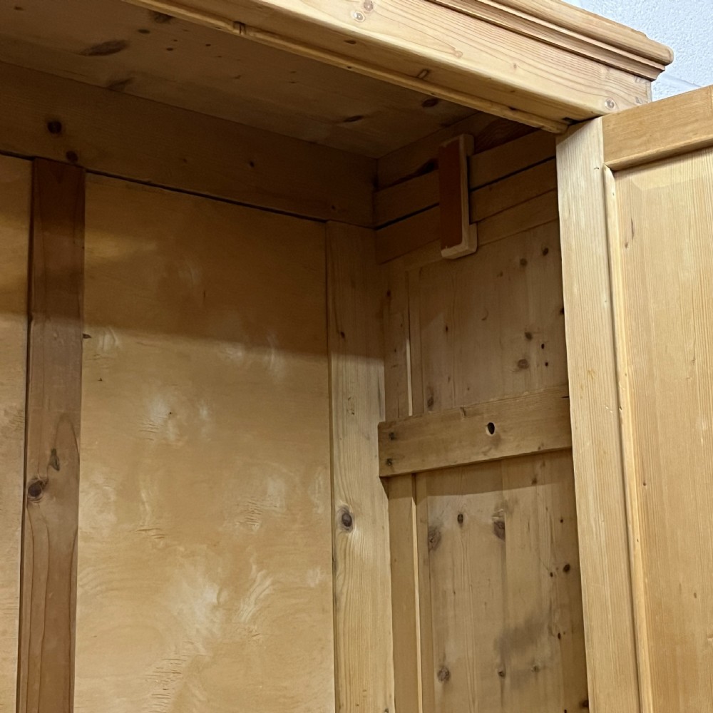 Small Double 1930’s Continental Pine Wardrobe (Dismantles) View VIII