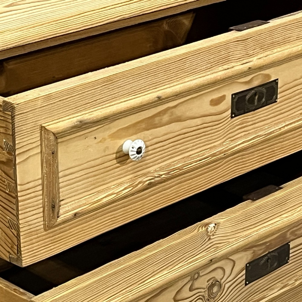 Antique Pine Chest Of 3 Drawers View VI