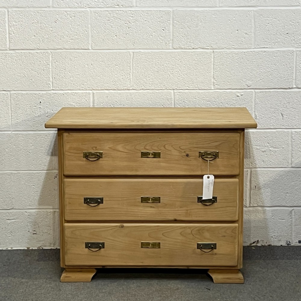Small 1930’s Pine German Chest Of Drawers