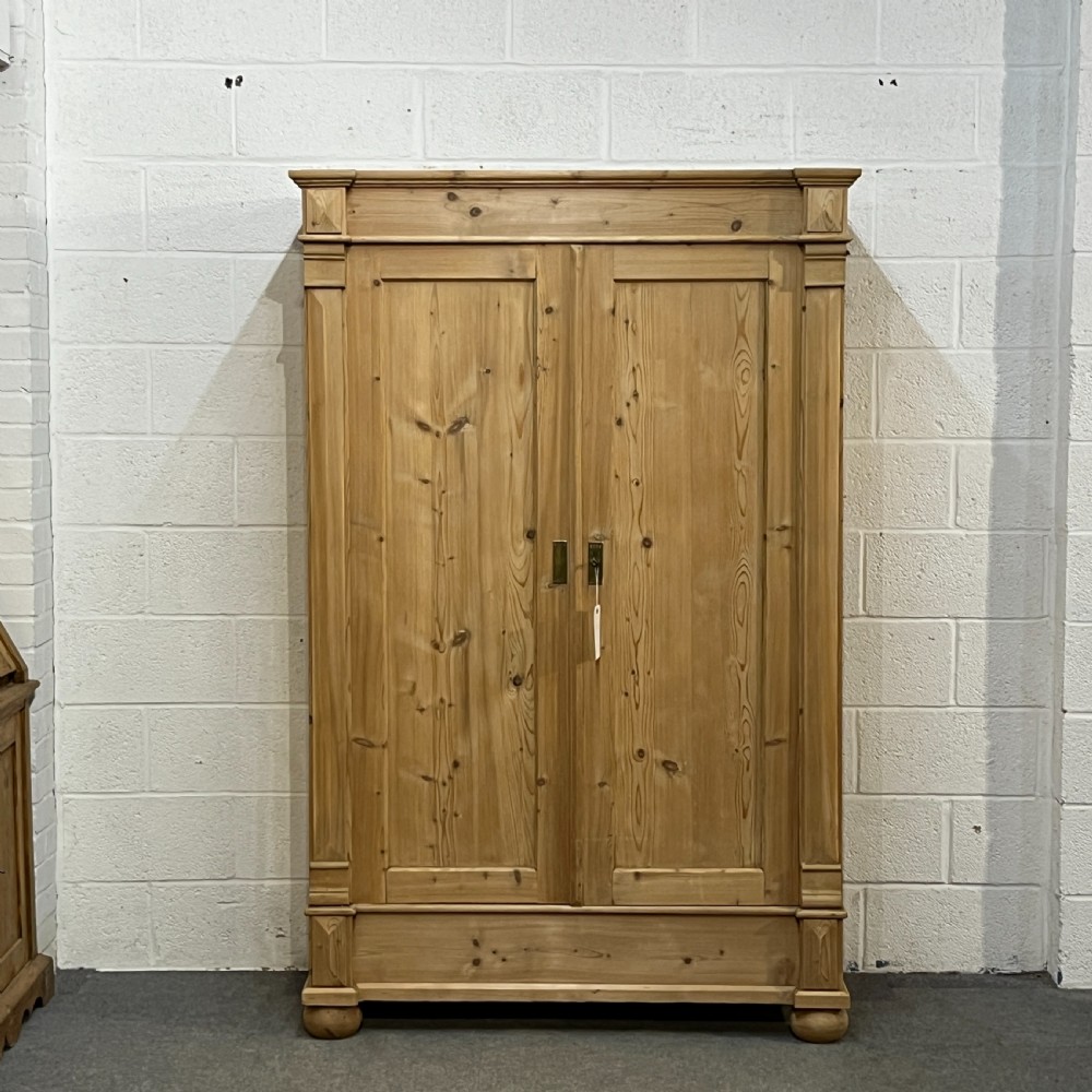 Tall Fairly Slim 1920’s Pine Wardrobe (Dismantles)
