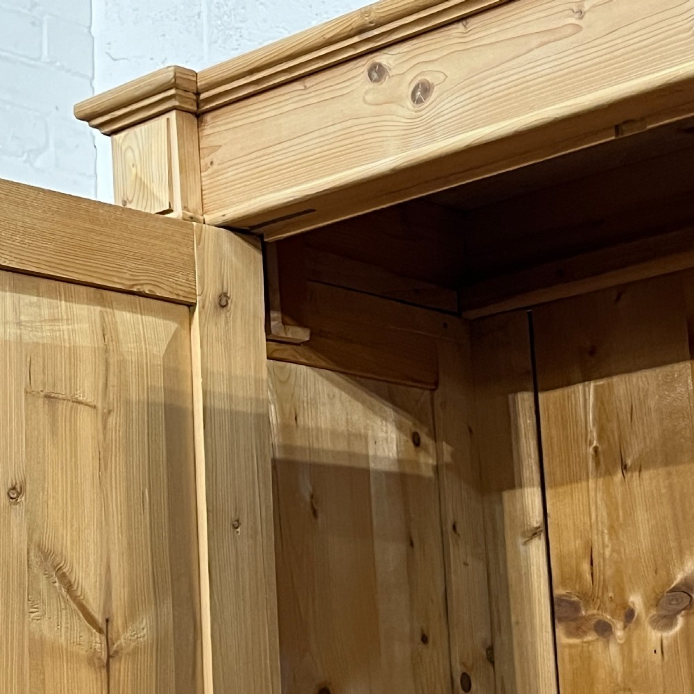 Tall Fairly Slim 1920’s Pine Wardrobe (Dismantles) View X