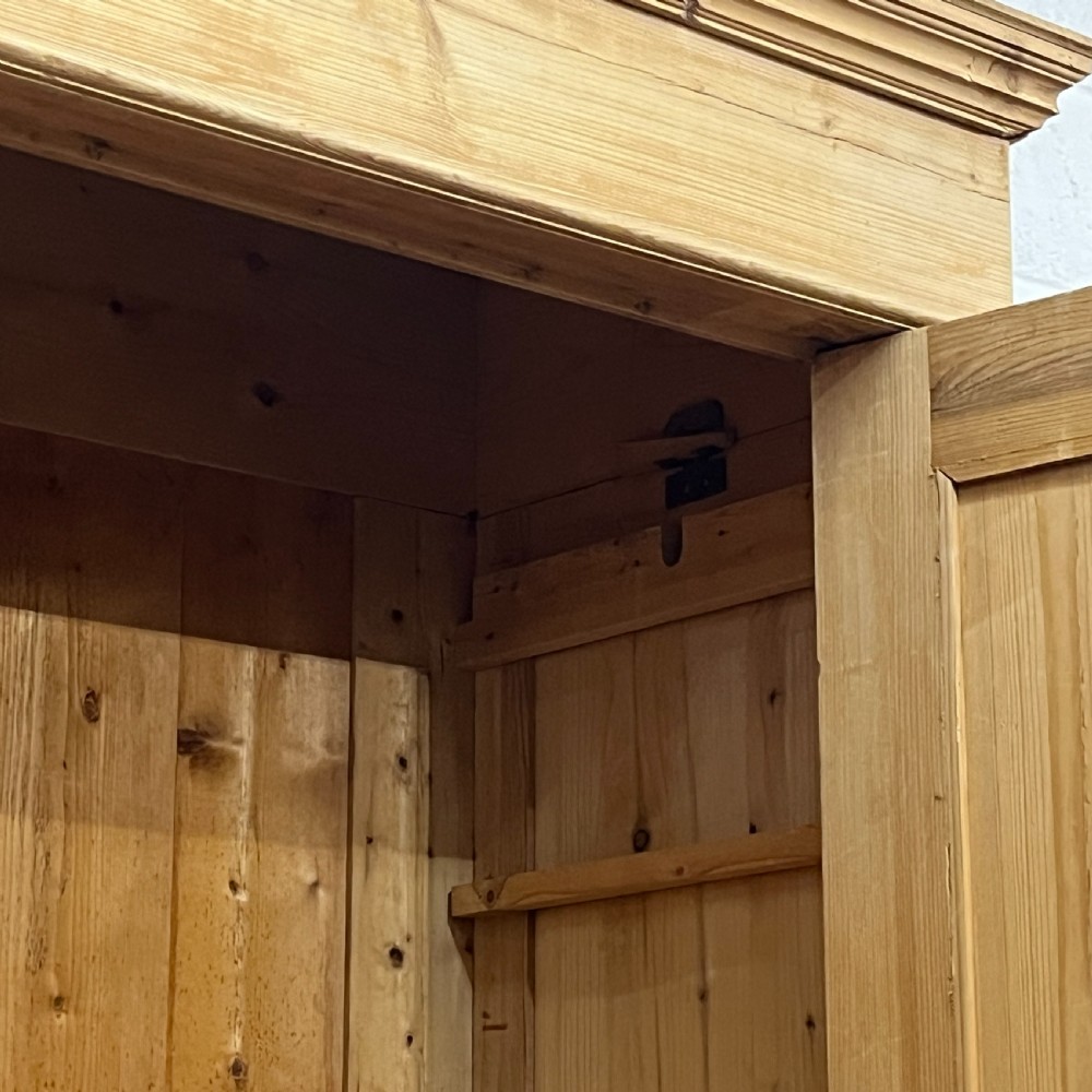Large Double Antique Pine Wardrobe (Dismantles) View X