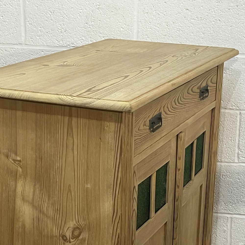 Tall Slim Antique Pine Cupboard View IV