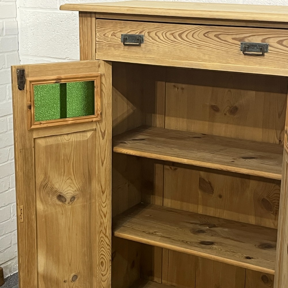 Tall Slim Antique Pine Cupboard View IX