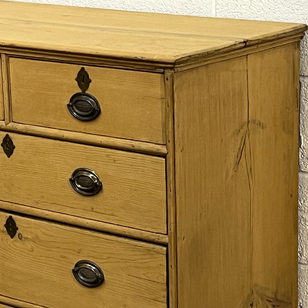 Georgian 2 Over 3 Pine Chest Of Drawers View V