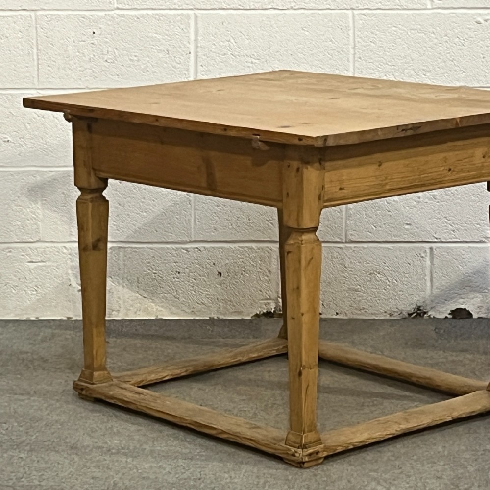Old Czech Pine Table With Drawer  View VII