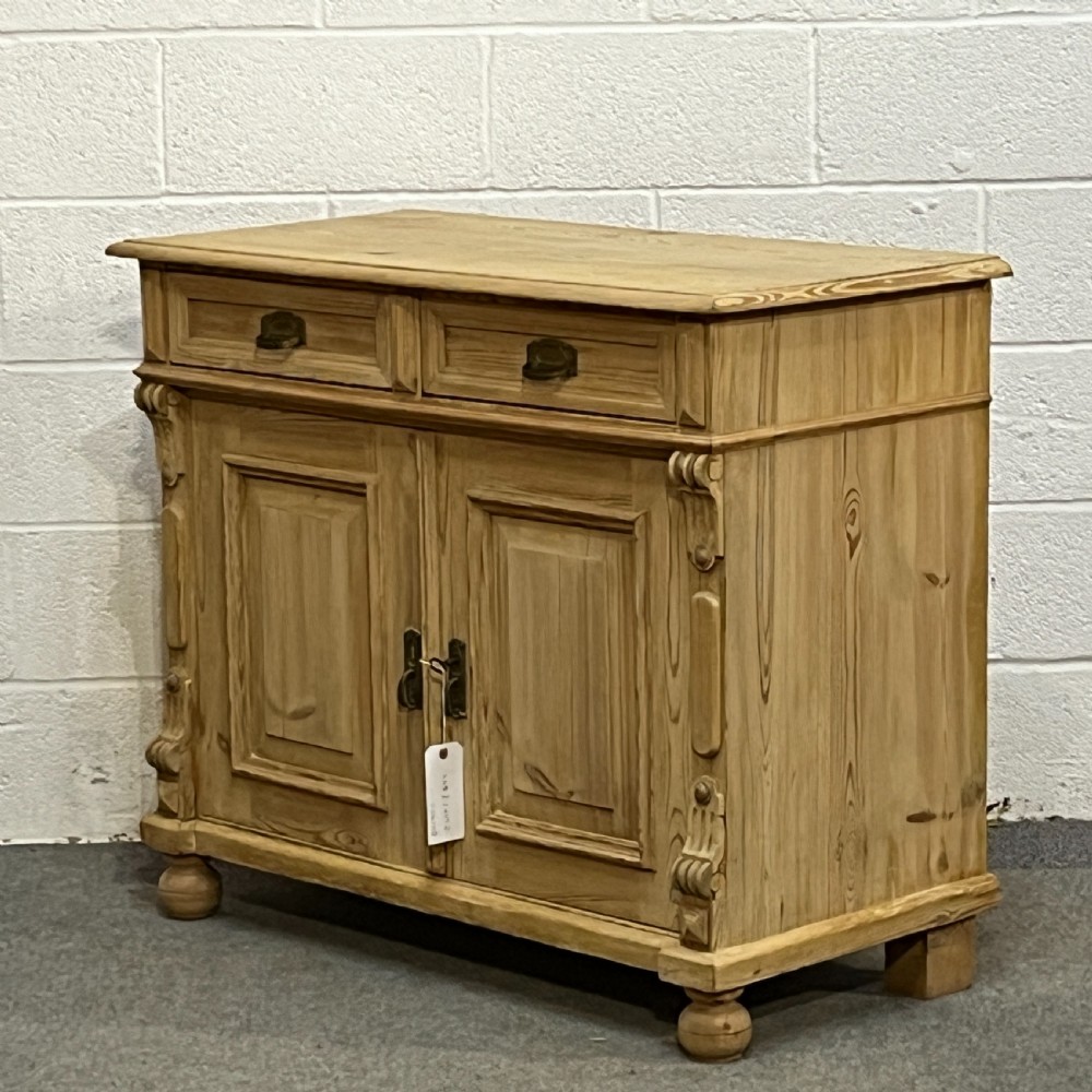 Antique Pine Dresser Base/Cupboard View II