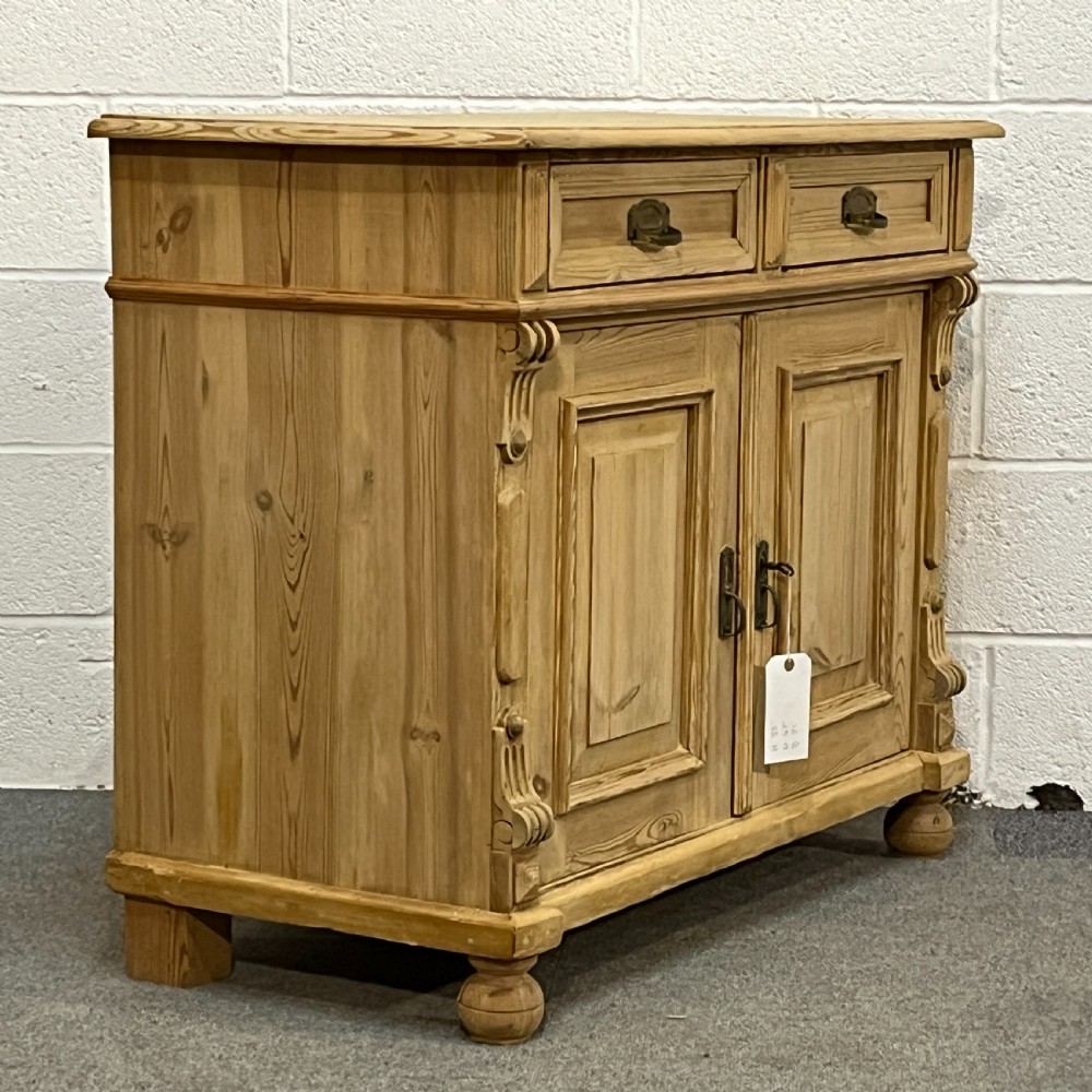 Antique Pine Dresser Base/Cupboard View III