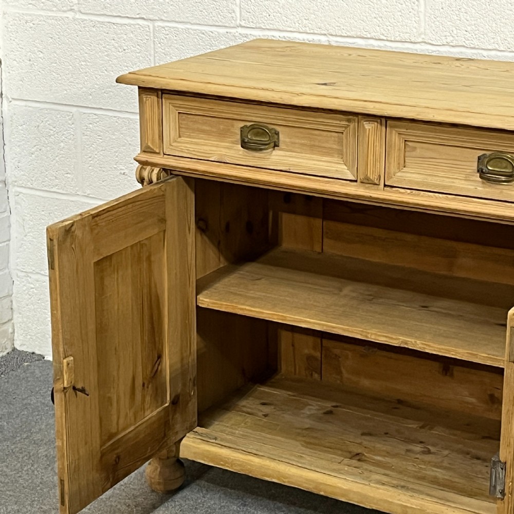 Antique Pine Dresser Base/Cupboard View IX