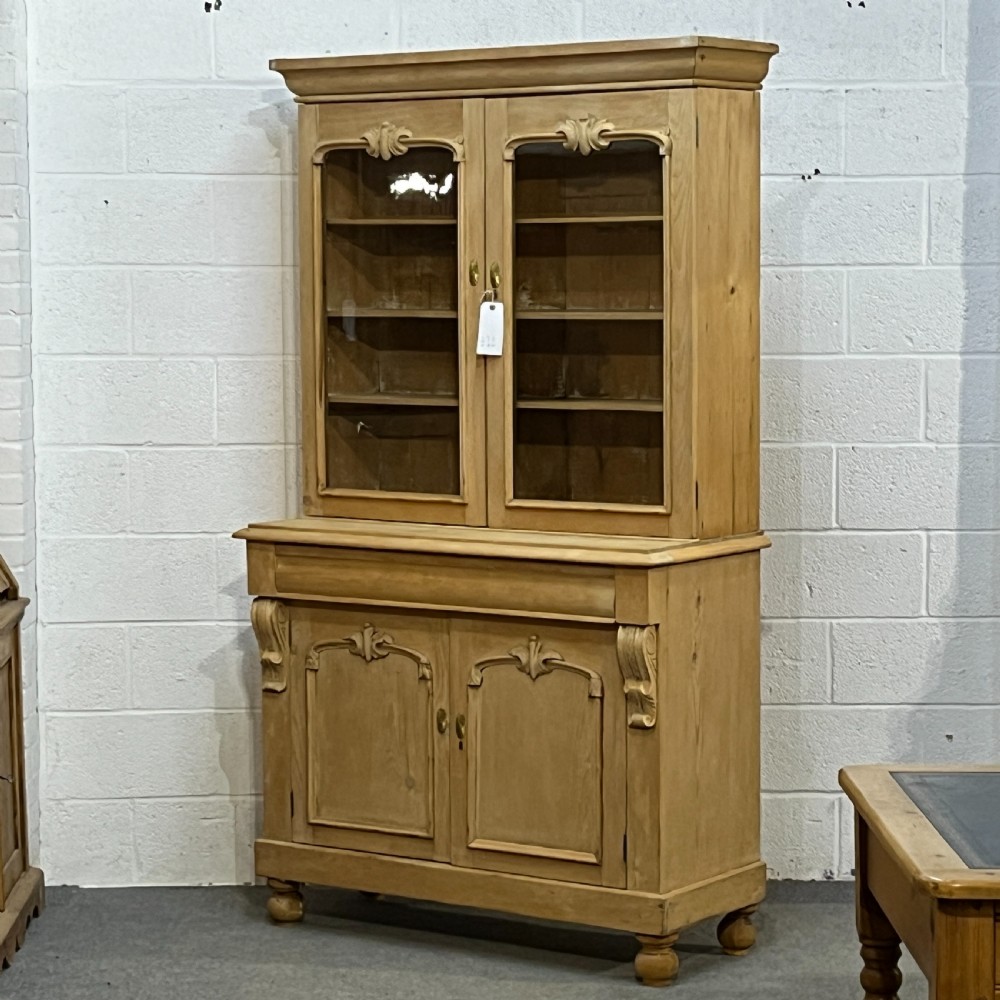 Victorian Pine Glazed Dresser View II