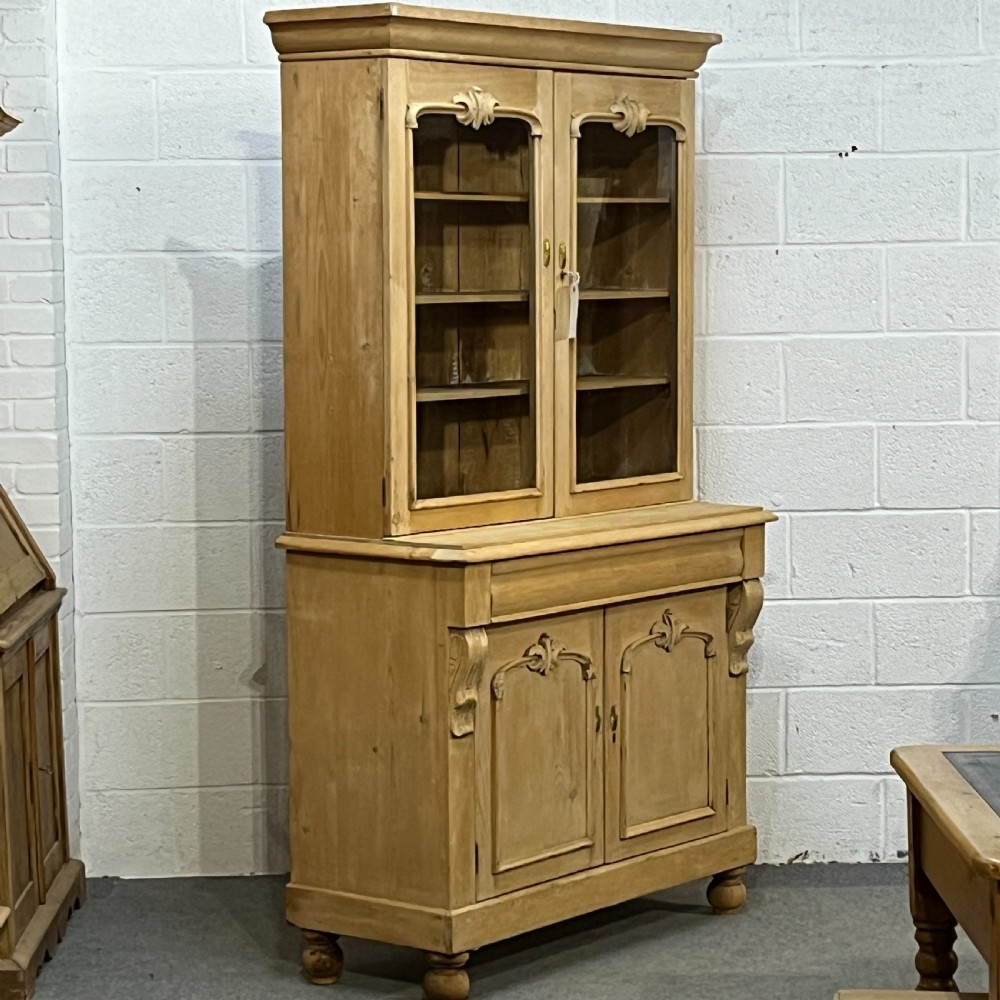Victorian Pine Glazed Dresser View III