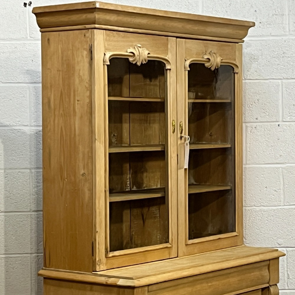 Victorian Pine Glazed Dresser View IV