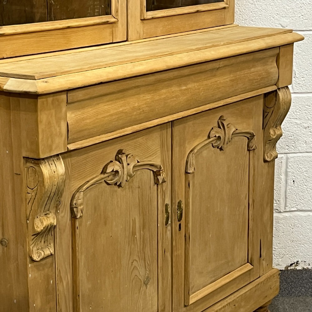 Victorian Pine Glazed Dresser View VII