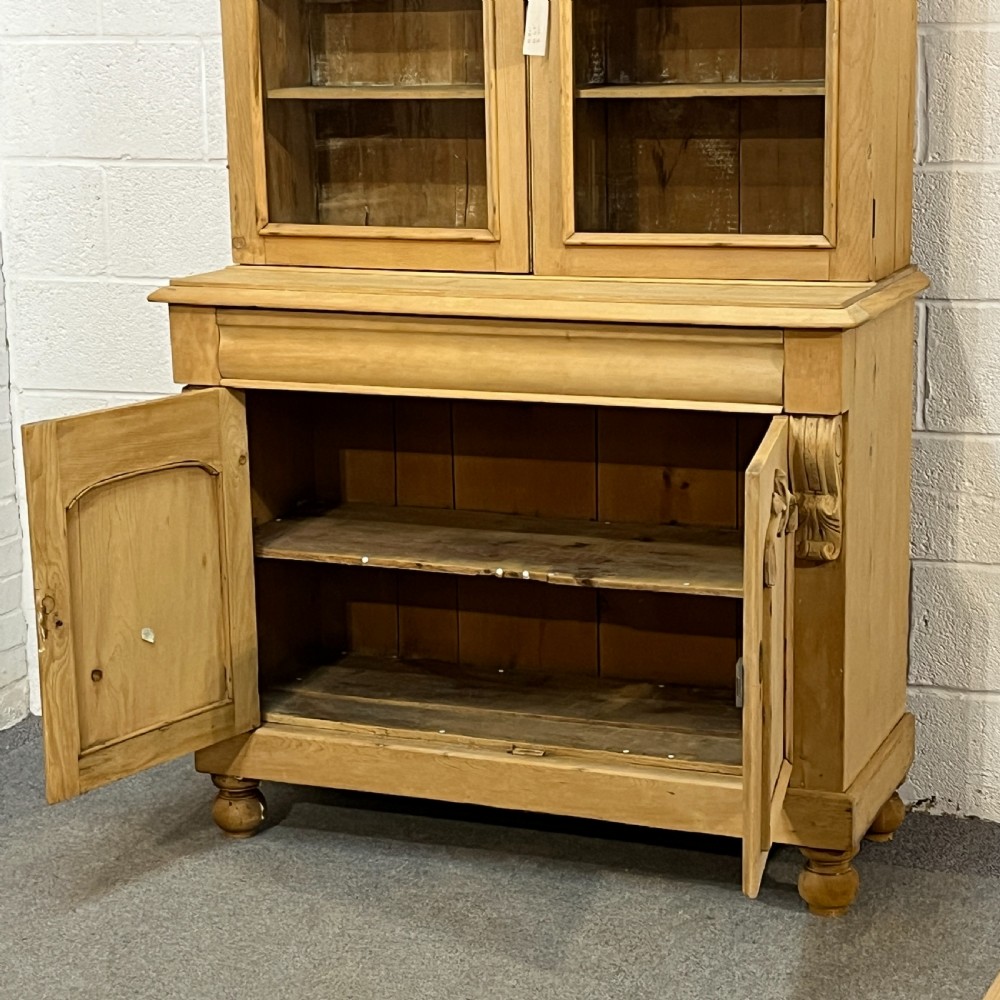 Victorian Pine Glazed Dresser View VIII
